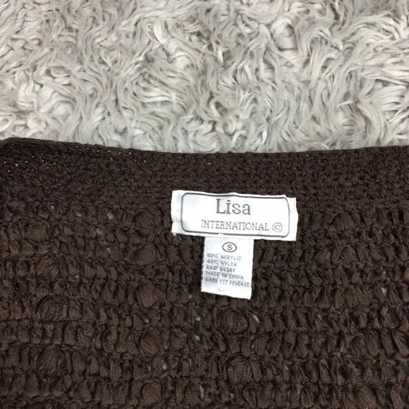 Vintage Lisa International button down Cardigan Sweater - Picture 5 of 9